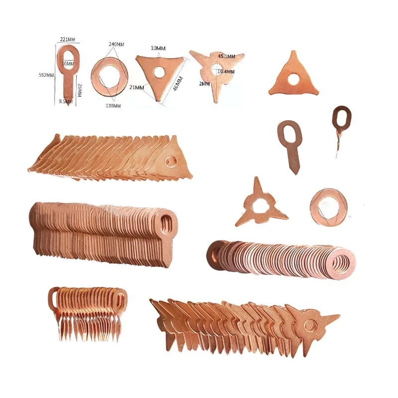 10pcs Pulling Pads Washer Kits Copper Plated Steel Consumables Accessories High Quality Suitable For Spotter Welder