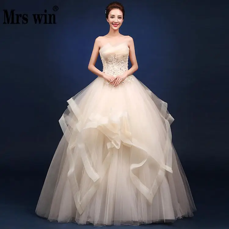 Wedding Dresses 2024 Elegant Strapless LaceBall Gown Princess Vintage Wedding Gown Custom Size 4 Colors Wedding Dress Customized