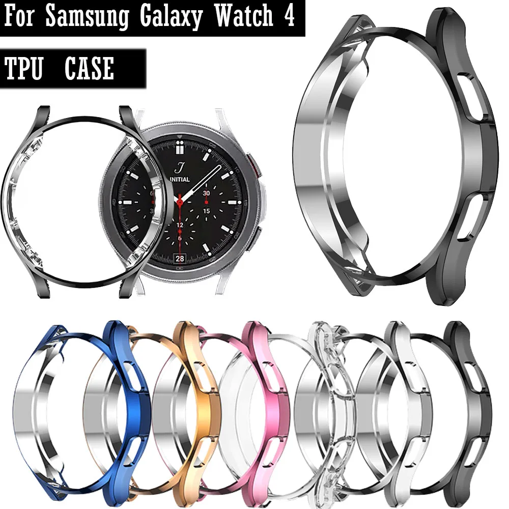 Case Screen Protector For Samsung Galaxy Watch 4 Classic 46MM 42mm Protective Case Cover Shell Replacement Accessories Frame TPU