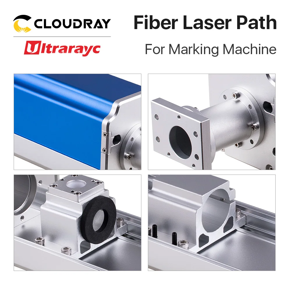 Ultrarayc Fibra Laser Path, Máquina De Marcação De Fibra Azul E Vermelha, Parte Do Sistema Óptico