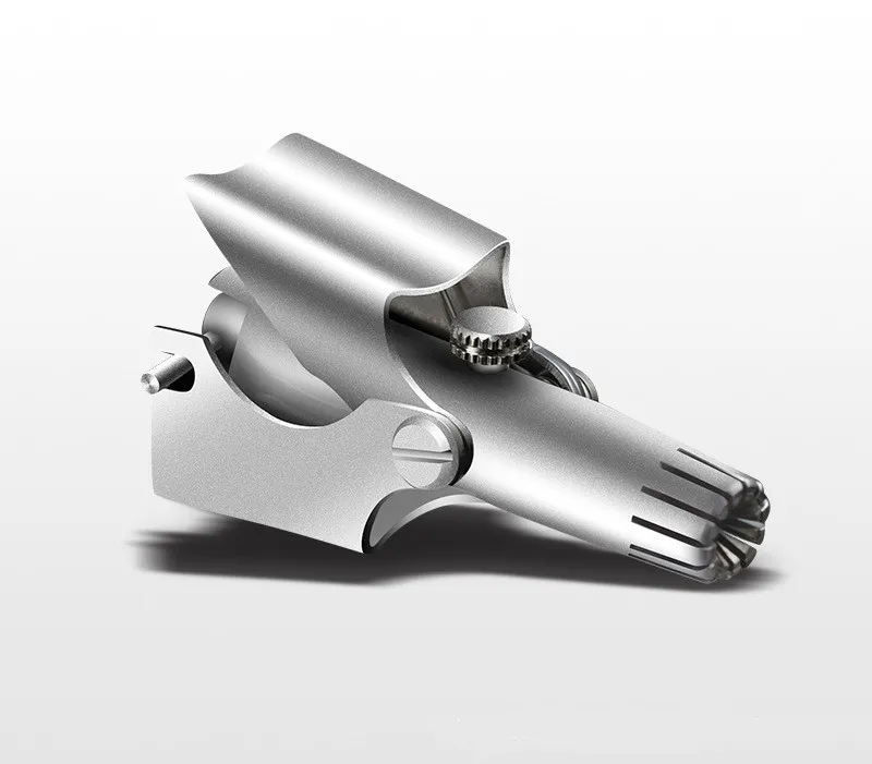 Trimmer per naso cinese per uomo Trimmer per capelli per orecchie da naso Trimmer manuale in acciaio inossidabile per rasoio da naso lavabile