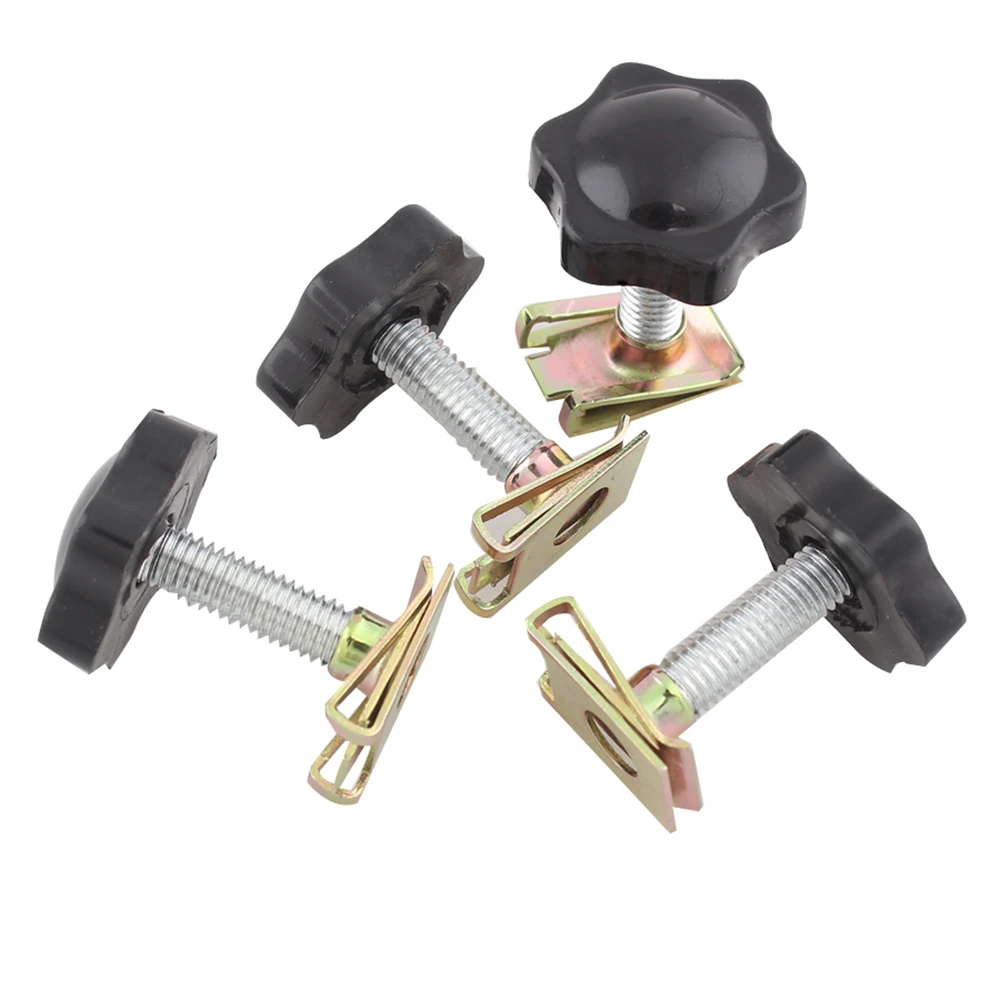 Black Motorcycle Saddlebag Locks Mounting Security Theft Deterrent Bracket Hardware Screw Bolt for Harley Touring  1988-2018