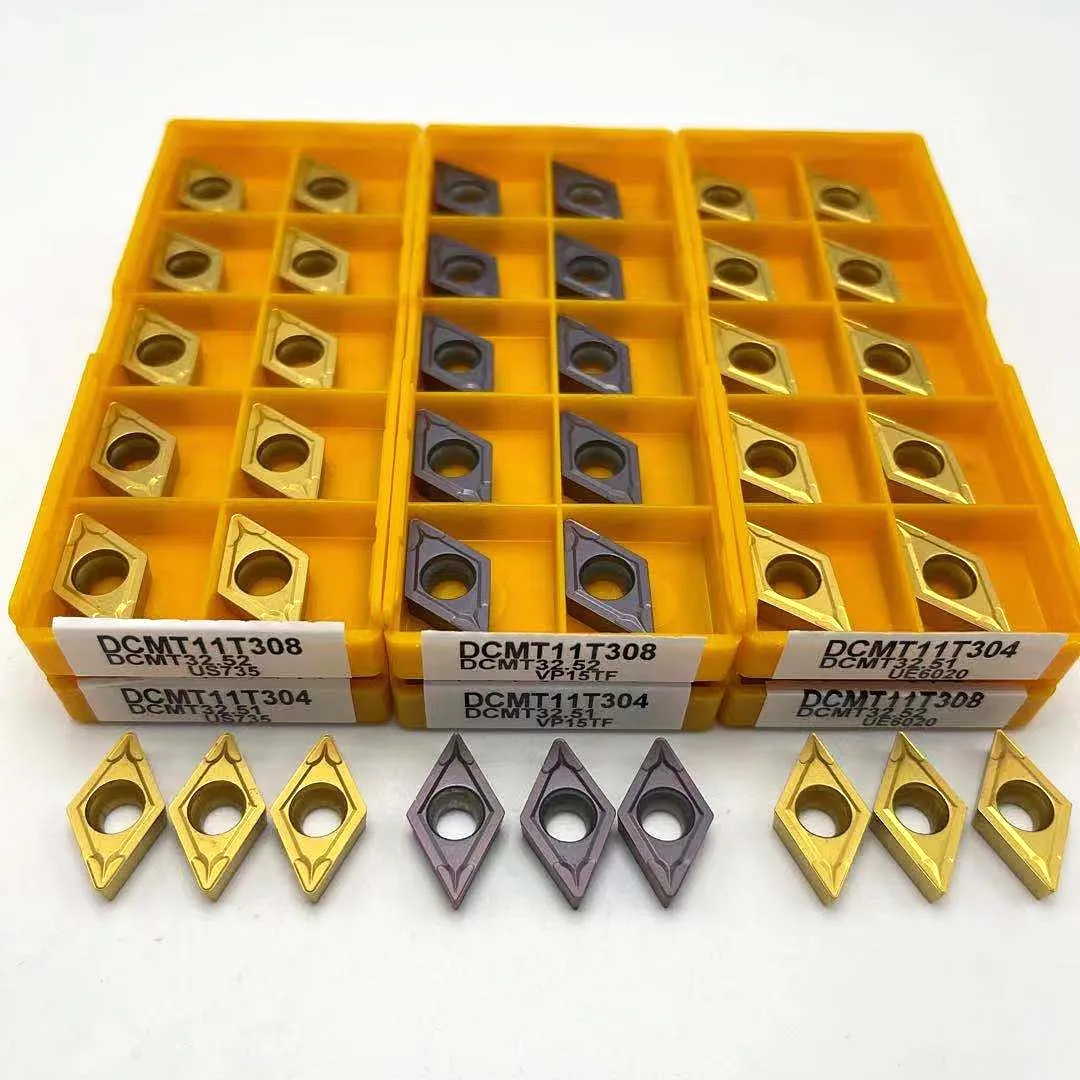 Carbide insert DCMT11T304 DCMT11T308 Internal turning tool Metal turning tool CNC tool Carbide turning insert DCMT