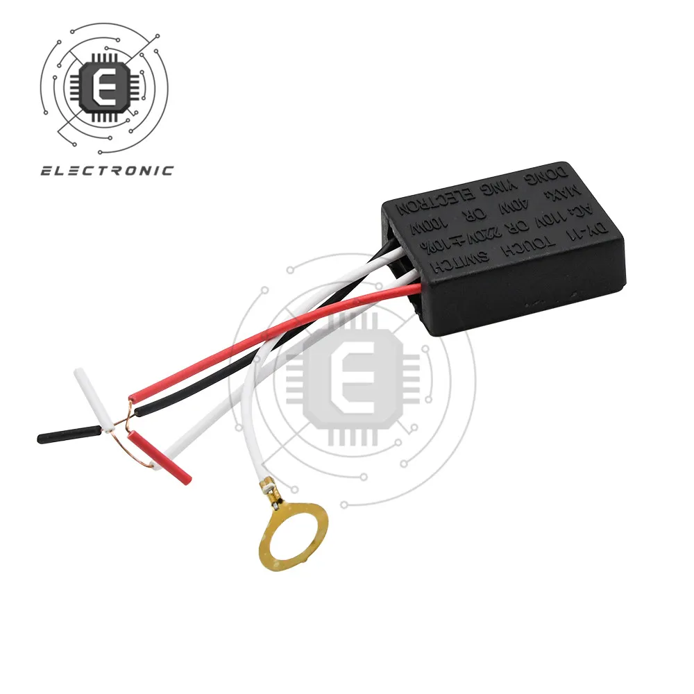 1 Way/3 Way Touch Control Sensor สวิตช์หลอดไฟส่วนประกอบบน/ปิด AC 220V เหมาะสำหรับธรรมดาและประหยัดพลังงานหลอดไฟ