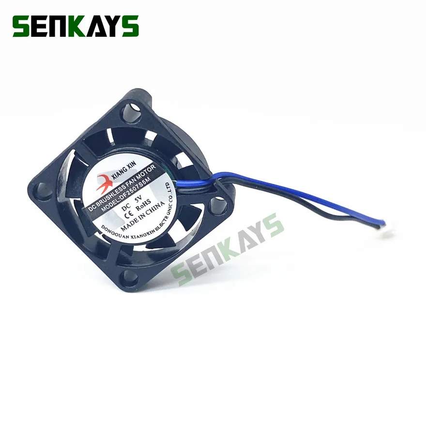 NEW DC 3v 5V 2507 25x25x7MM  25MM Cooling Fan 11000RPM 2.5cm Mini Cooling Fan With 2pin