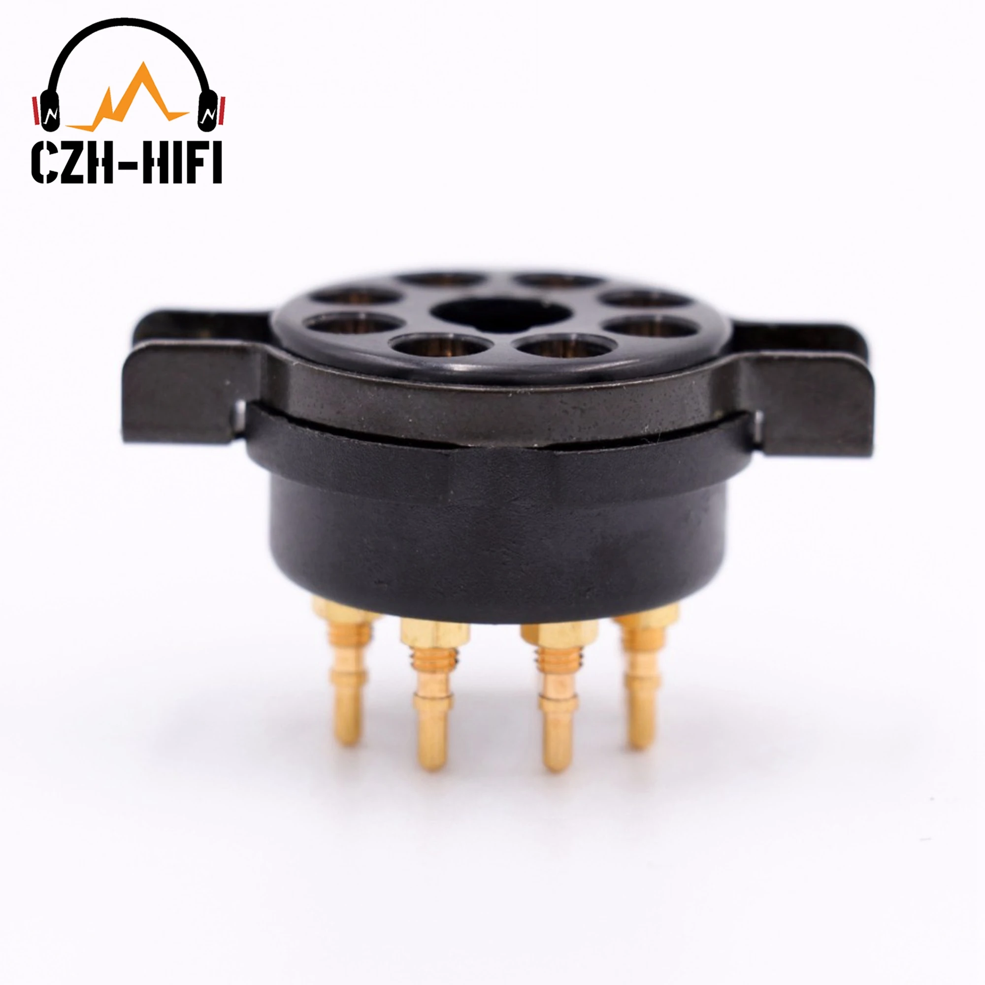 1PC CMC 4pin 8pin 9pin PTFE Bakelit Rohr Buchse Ventil Basis Für 300B 2A3 811 45 71A KT88 EL34 6V6 12AX7 ECC83 6DJ8 Audio DIY – Detail 5