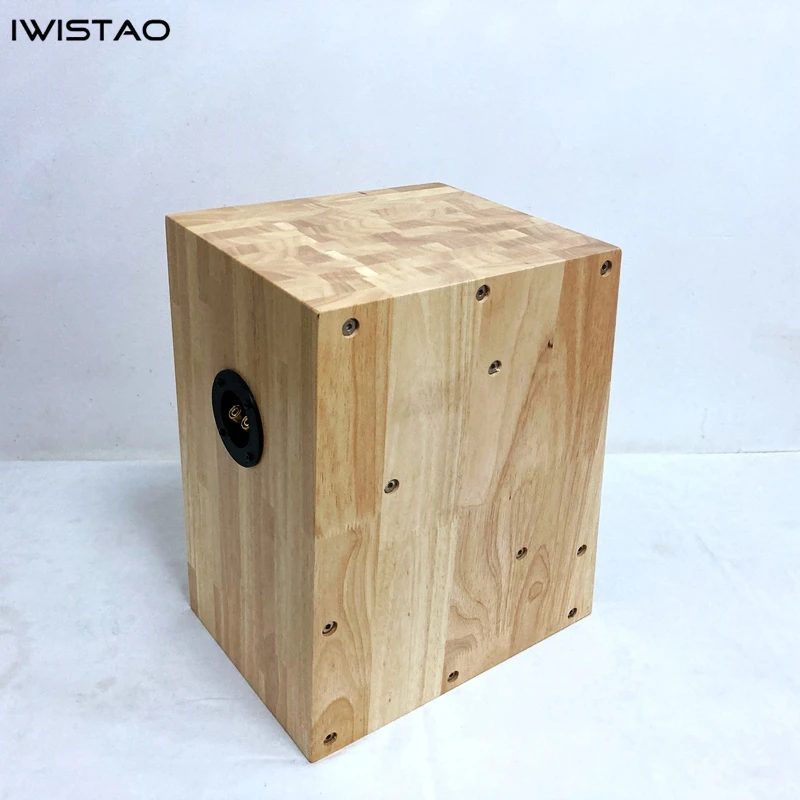 IWISTAO HIFI Speaker Finished  6.5 Inches 1 Pair Labyrinth Structure Solid Wood for Mark Full Range Speakers Unit CHN110