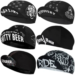 New BLACK Cycling Caps FixedBroz Bike Hat One Size Fits Most