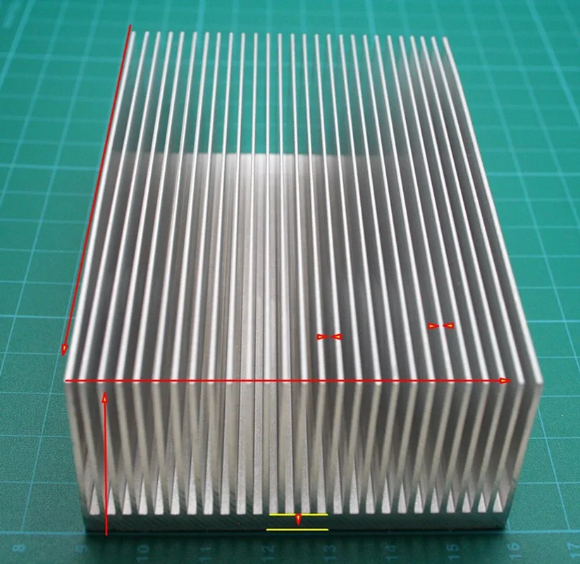 100x69x36mm Aluminum Heatsink Heat Sink Cooler Radiator Cooling Solid Relay