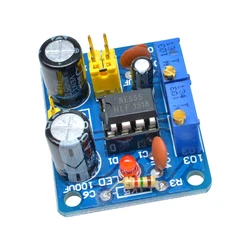 NE555 Pulse Frequency Duty Cycle Square Wave Rectangular Wave Signal Generator Adjustable 555 Board NE555P Module