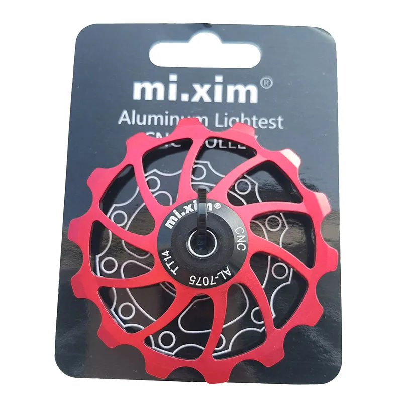 2021 New Bicycle Ceramics Rear Derailleur 14T 15T 16T 17T 18T Jockey Wheel Road MTB Guide Bike Ceramics Bearing Bicycle Parts