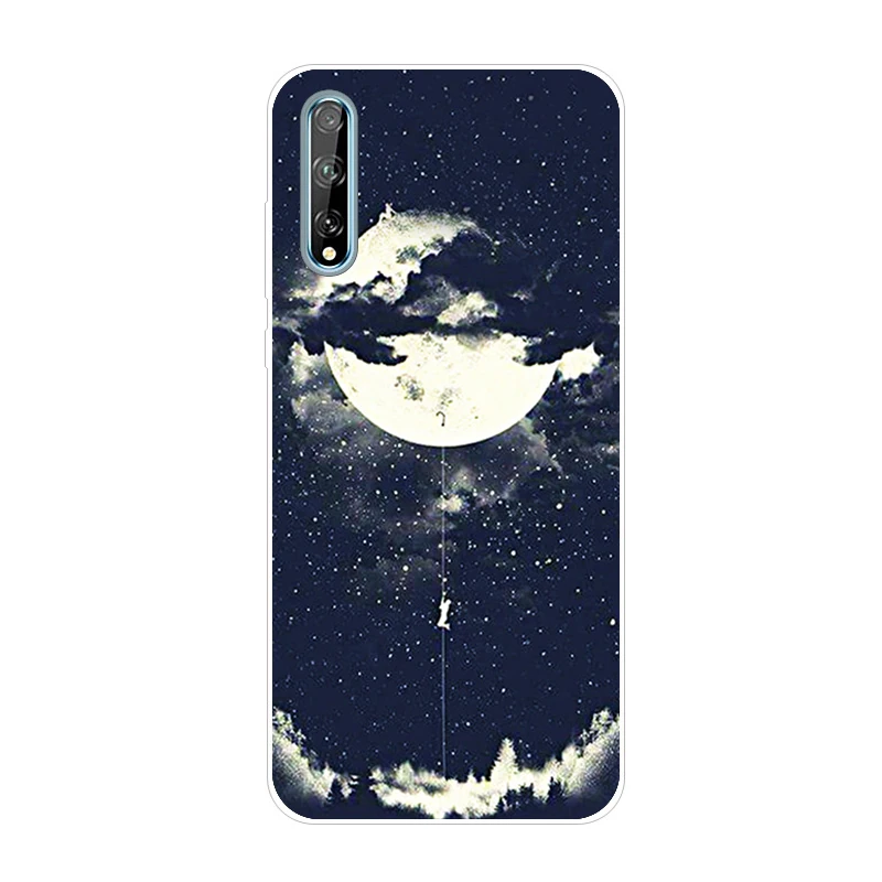 For Huawei Y8P Case 2020 Bumper Silicone TPU Soft Phone Cover For Huawei Y8P AQM-LX1 Y 8P Y8 P Case Cartoon funda