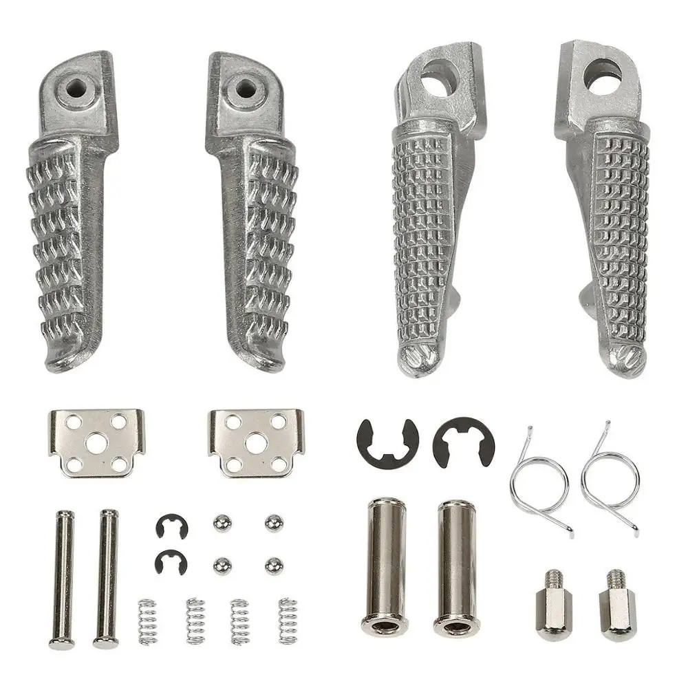 Motorcycle Front & Rear Foot Peg for Kawasaki ZX-9R 1998-2003 ZX-10R 2004-2012 ZX14 ZX-14 2006-2013 GTR1400 2008 Z750 2007 ZX6R