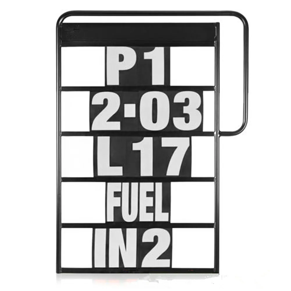 إطار لوح حفرة سباق الدراجات النارية من الألومنيوم ومجموعة أرقام 37 قطعة لرياضة السيارات 3 ألوان