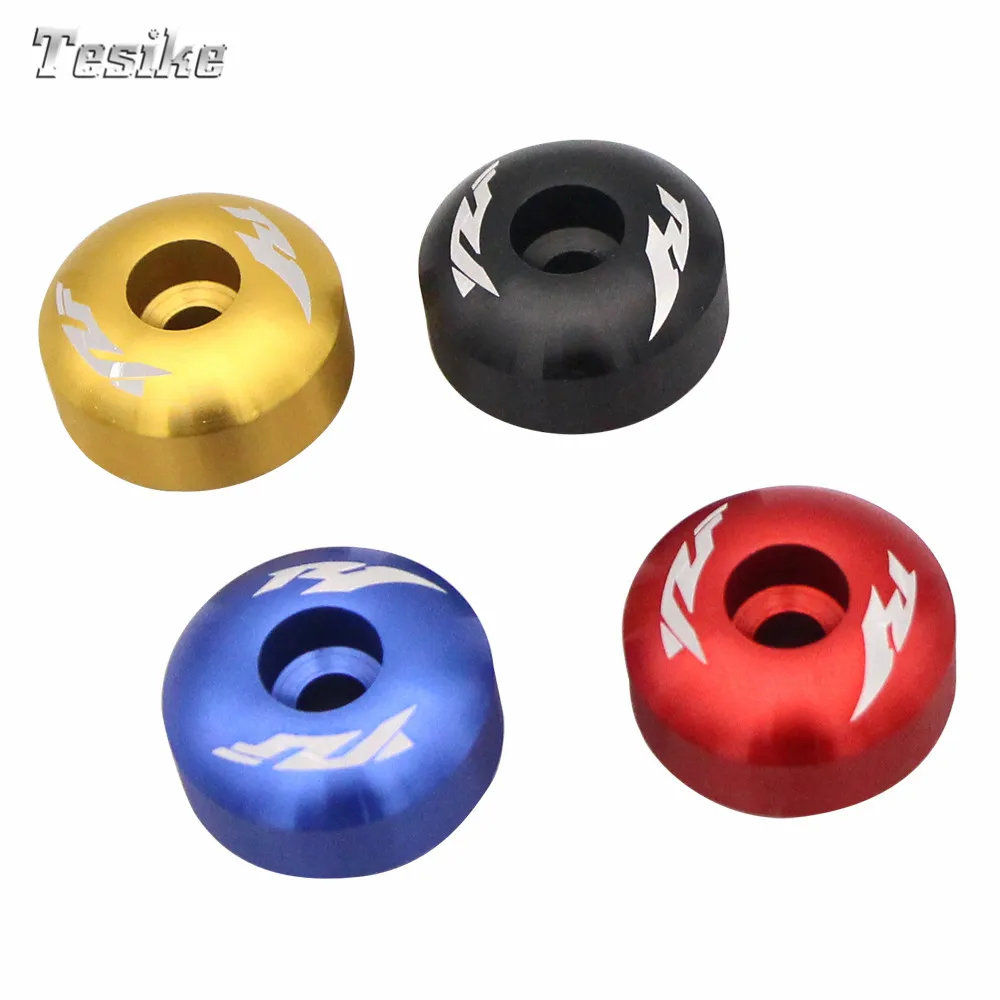 LOGO Anti-falling beads For YAMAHA YZF R1 YZF R YZF-R Motorcycle Accessories Handlebar Hand Grip Bar Ends Cap Slider