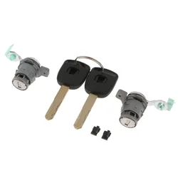 2Pcs 72185S9A013 Door Lock Locking Cylinder Repair Kit Front Left