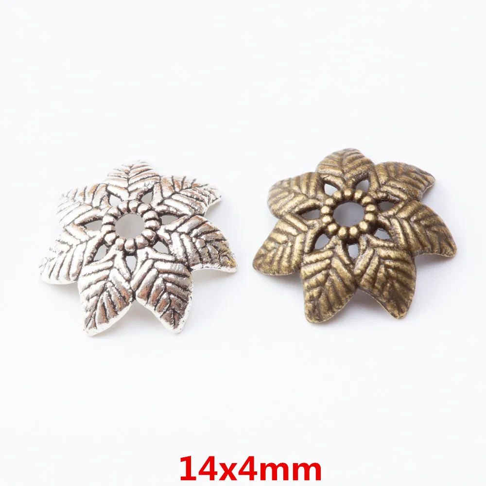 

85 pieces of retro metal zinc alloy Bead cap pendant for DIY handmade jewelry necklace making 7098