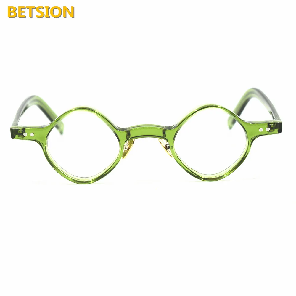 

BETSION Men Small Retro Odd Strange Acetate Reading Glasses Women +100 +125 +150 +175 +200 +225 +250 +275 +300 +325 +350 +375