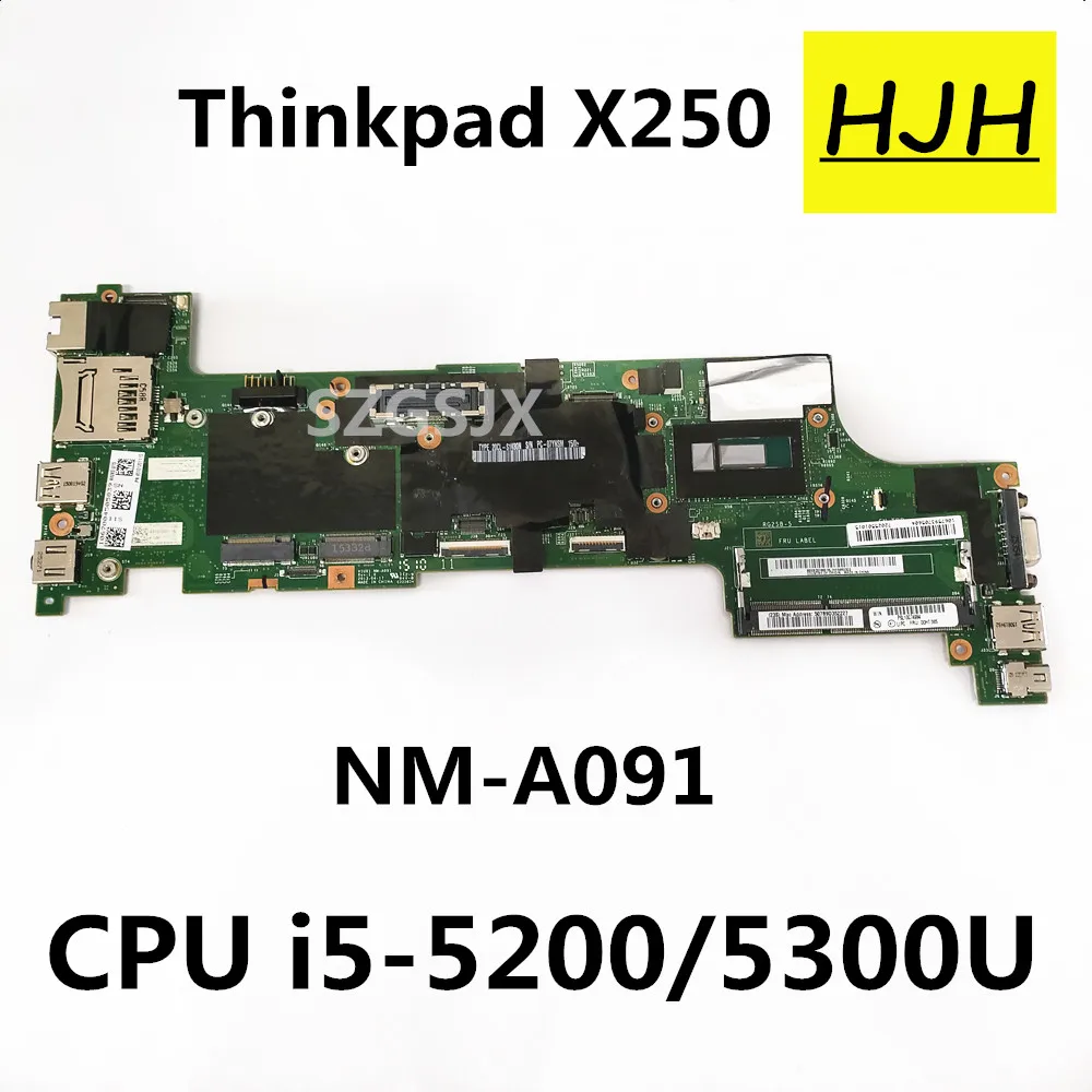 

For Lenovo Thinkpad X250 Notebook Motherboard VIUX1 NM-A091 CPU I5-5200U/i5-5300U 00HT385 00HT369 00HT373 100% Fully Tested