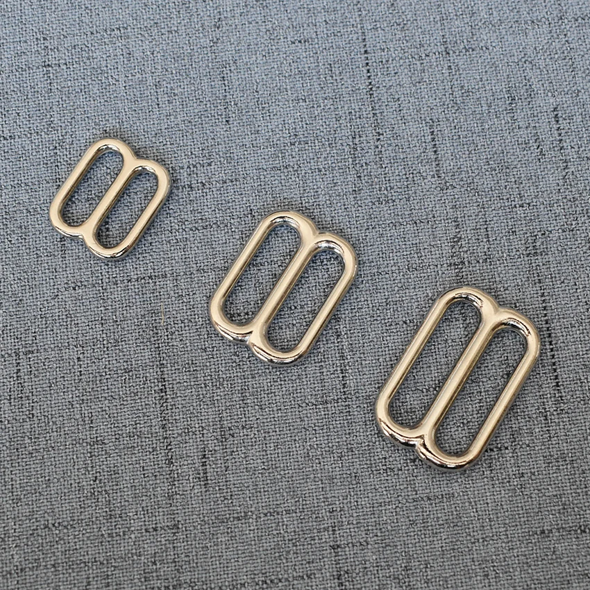 1 Pcs/Lot 15mm 20mm 25mm Solid Brass Tri Glides Slide Bar Rectangle Adjuster Buckle for Leather Craft Bag Shoulder AB29507