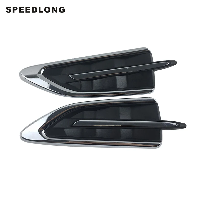 1Pair Chrome fender molding cover strips Fit For Ford Kuga 2017-2019