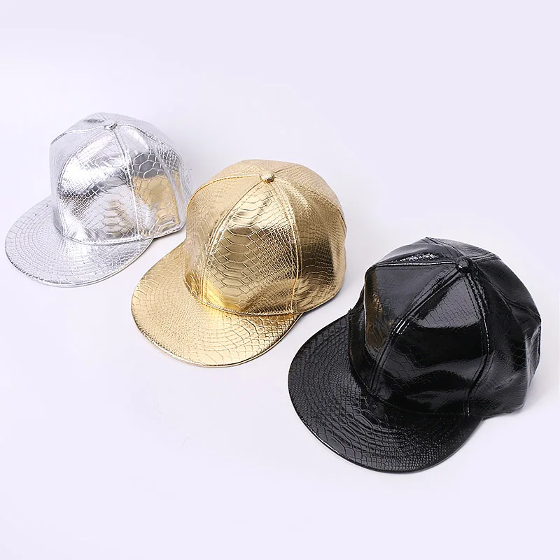 Spring Autumn Fashion Baseball Cap For Women And Men Summer Solid Color Sun Hat Unisex Golden Silver Baseball Caps Hip-hop Hats