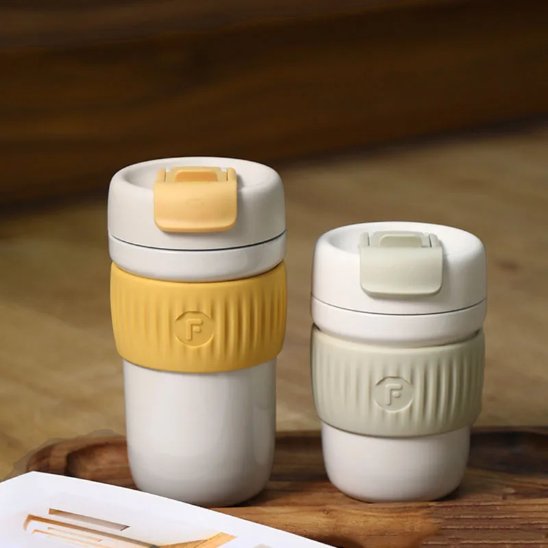 

Winter Straw Thermal Mug Portable Stainless Steel термос Mug For Girl Outgoing Christmas Gift Copo Termico Thermal термокружка