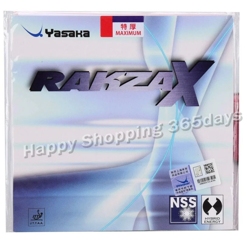 

YASAKA RAKZA X SOFT (RAKZAX, RKX SOFT) Table Tennis Rubber Pips-In Yasaka Original Ping Pong Sponge Tenis De Mesa