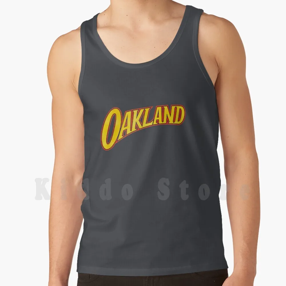 Oakland City Jersey Tank Tops Vest Sleeveless Oakland City Steph Curry Klay Thompson Draymond Green San Francisco