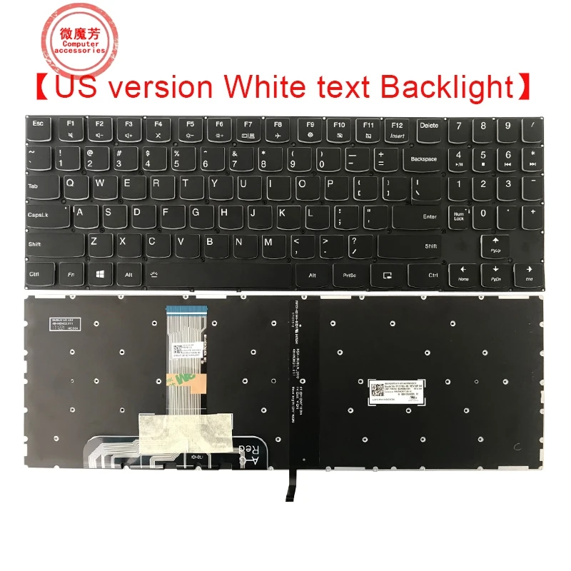 

US NEW keyboard For Lenovo Y7000 Y7000P Backlight English laptop