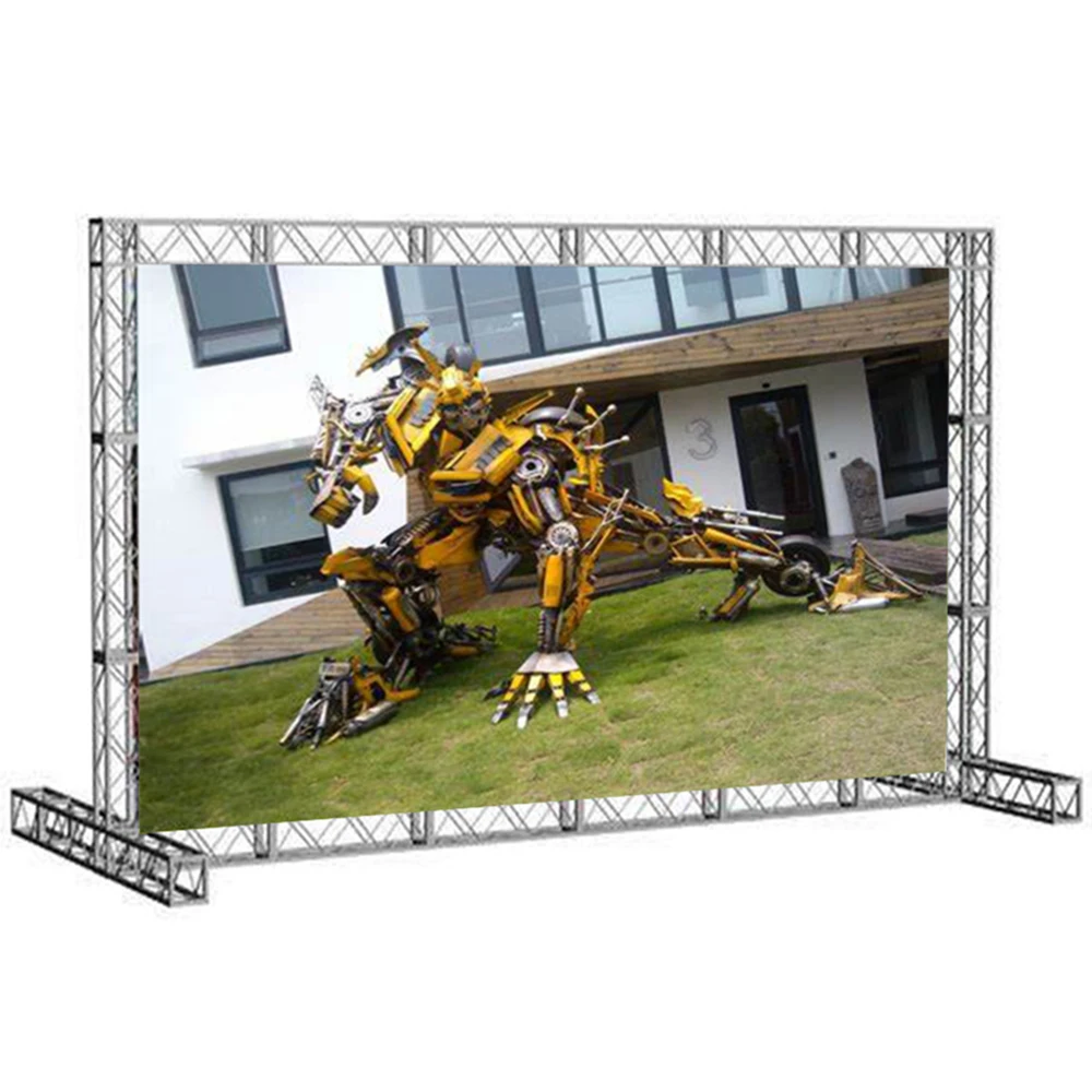 

Outdoor Rental LED Display Board 500x500mm Die-Cast Aluminum Cabinet P4.81 Full Color High Brightness LED Sign Shenzhen Store