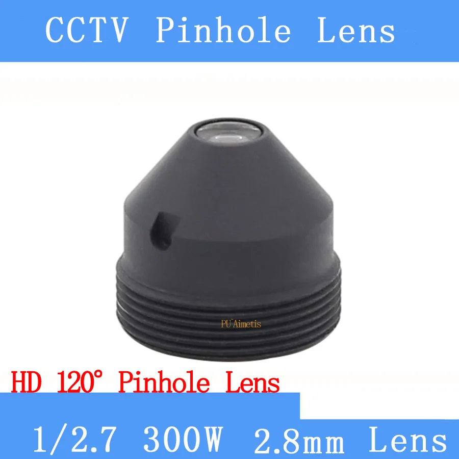 

PU`Aimetis Surveillance Infrared Camera Full HD 3MP lens 1/2.7 2.8mm 120 M12 thread CCTV Lens