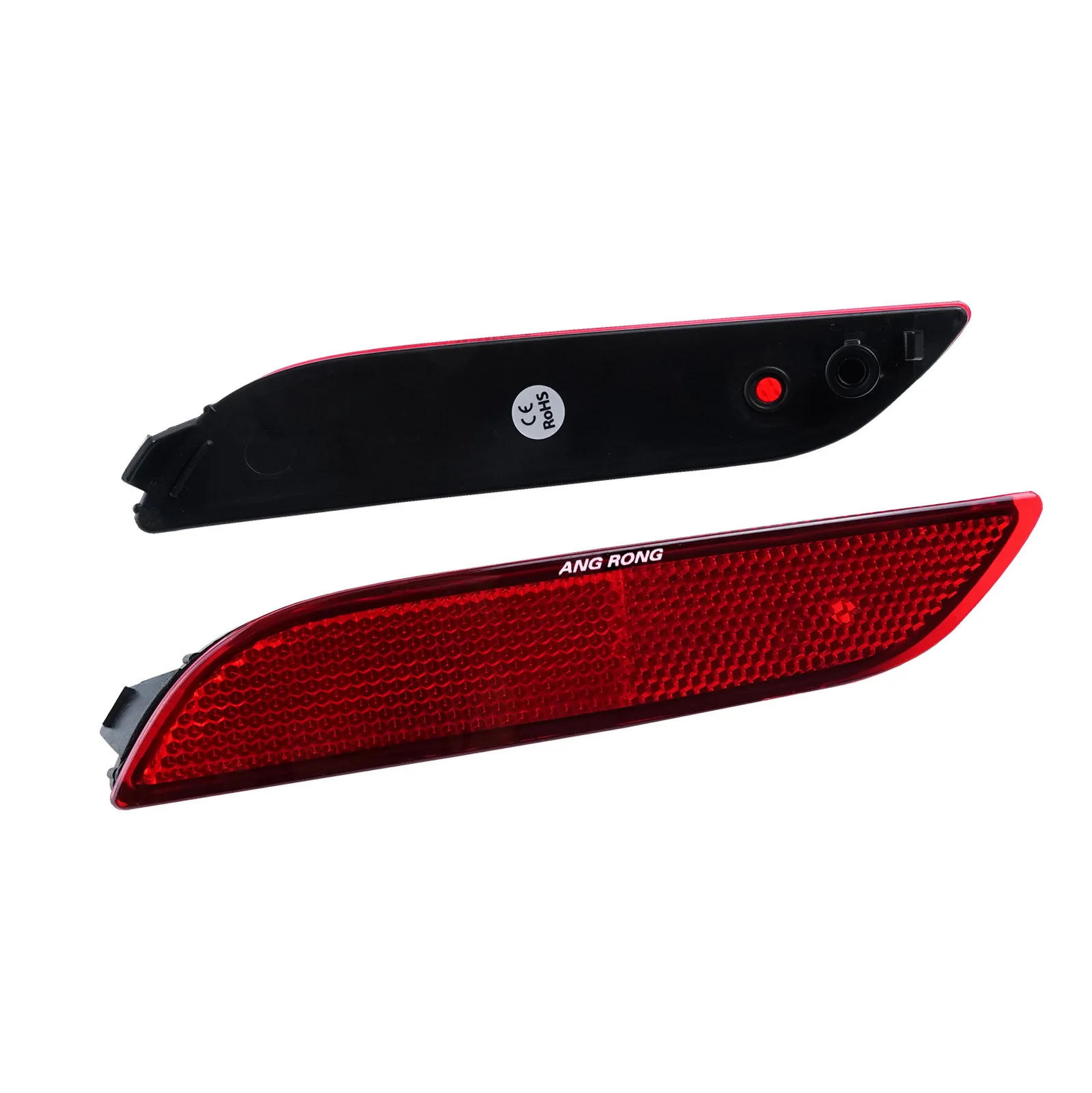 2x For Toyota Camry 2018+ Red Lens Rear Bumper Reflector  No Bulb