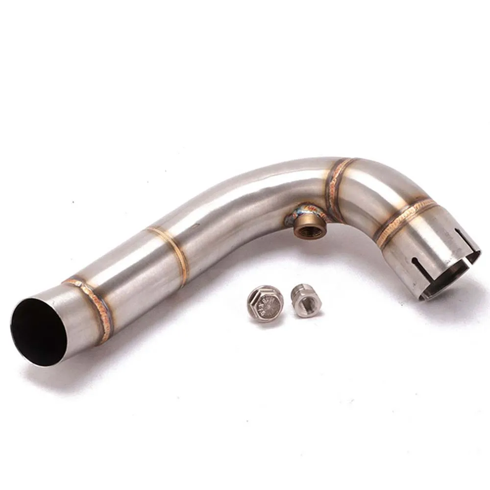 Motorcycle Exhaust For Honda CBR600RR F5 2005 - 2018 CBR 600RR Escape Muffler Modified Middle Tube Link Pipe Eliminator Enhanced