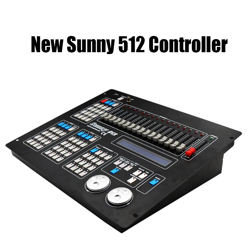 SHOW TIME New Sunny 512 DMX Controller Stage Light DMX 512 Master Console For XLR-3 Led Par Beam Moving Head DMX Control