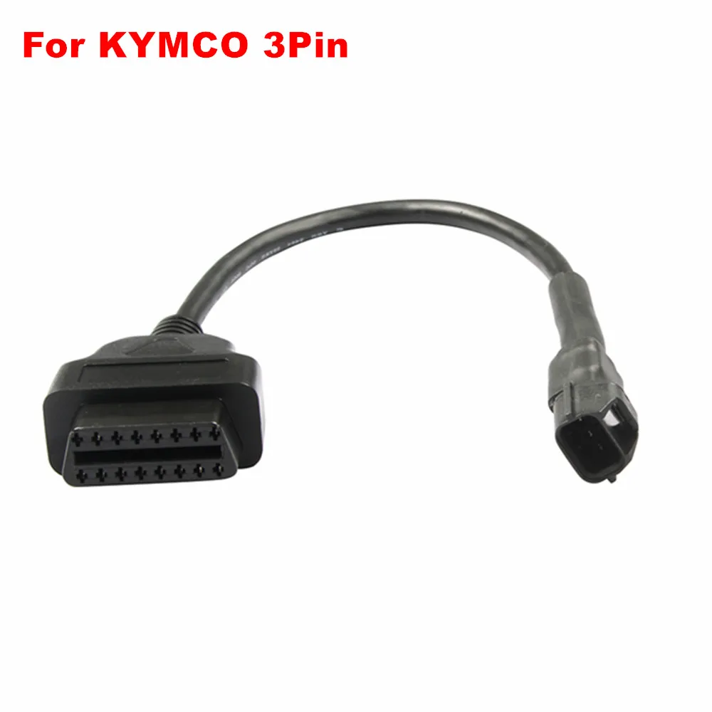 Motosiklet için OBD2 uzatma motosiklet teşhis kablosu için Honda için 4Pin 6Pin 4Pin 6Pin için KYMCO 3Pin için Kawasaki 6P