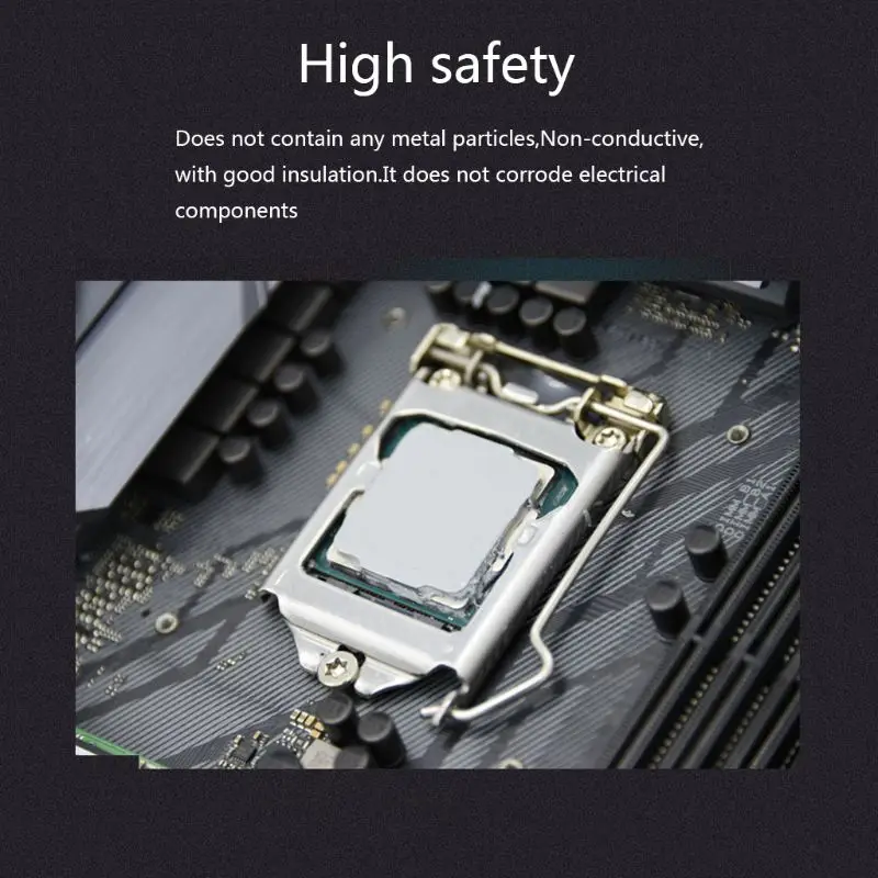ZF-12 12W/mk pasta conduttiva termica del grasso di rendimento elevato per processore Intel CPU GPU dispositivo di raffreddamento ventola di raffreddamento Dropship