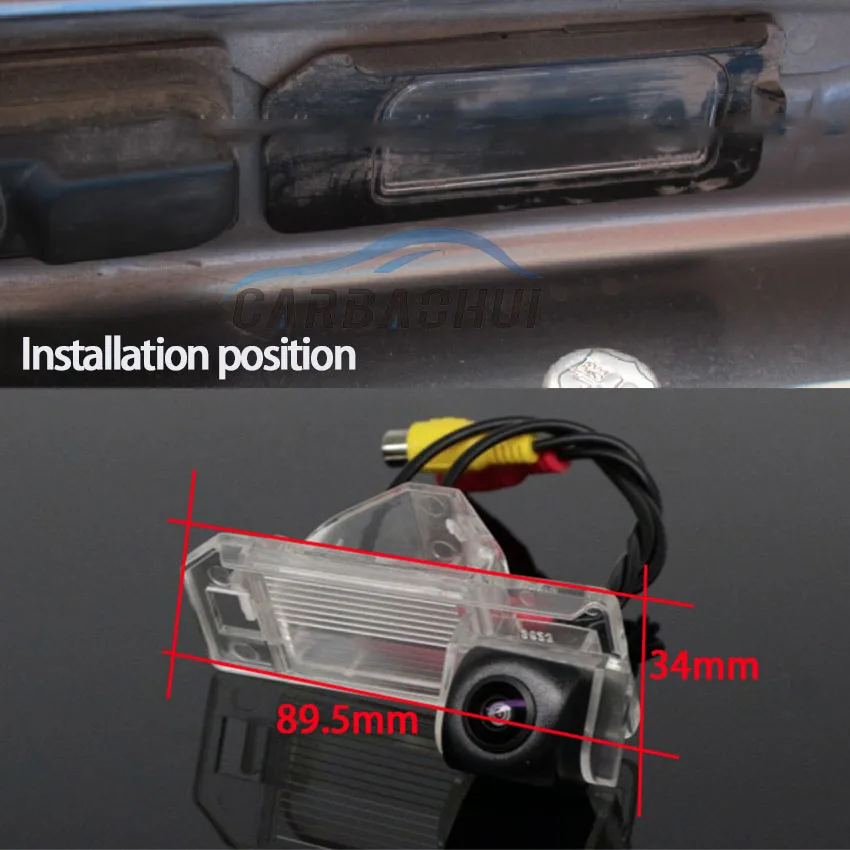 New ! Car Starlight Night Vision Rear View Reverse Backup Camera For Mitsubishi ASX RVR 2010~2018 high quality Waterproof hd CCD