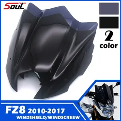 Motorcycle Sports Windshield Black Windscreen Fits For YAMAHA FZ8 2010 2011 2012 2013 2014 2015 2016 2017 FZ 8 10-17