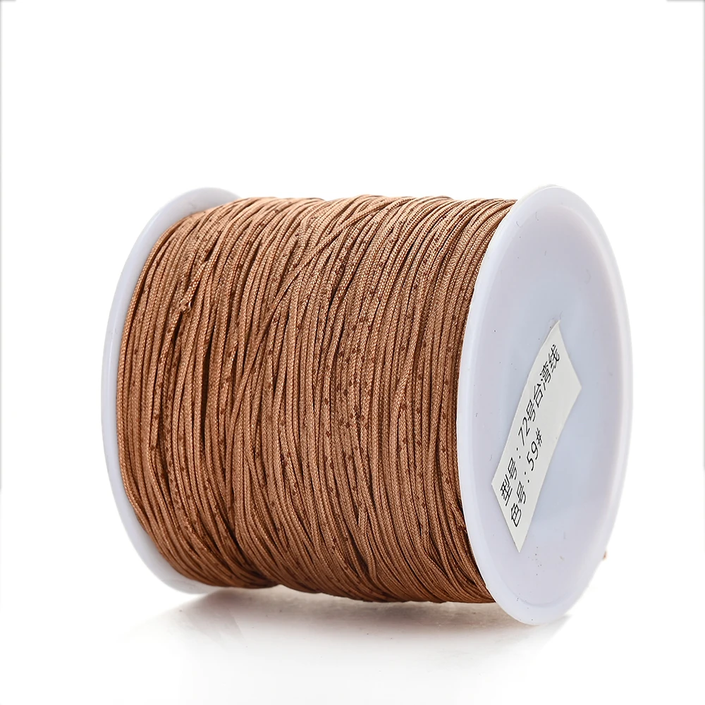 100 m/Rolle, 0,8 mm, 28 Farben, Nylonfaden, Schnur für DIY-Herstellung von Armbändern, Halsketten, handgefertigten Bastelzubehör – Detail 31