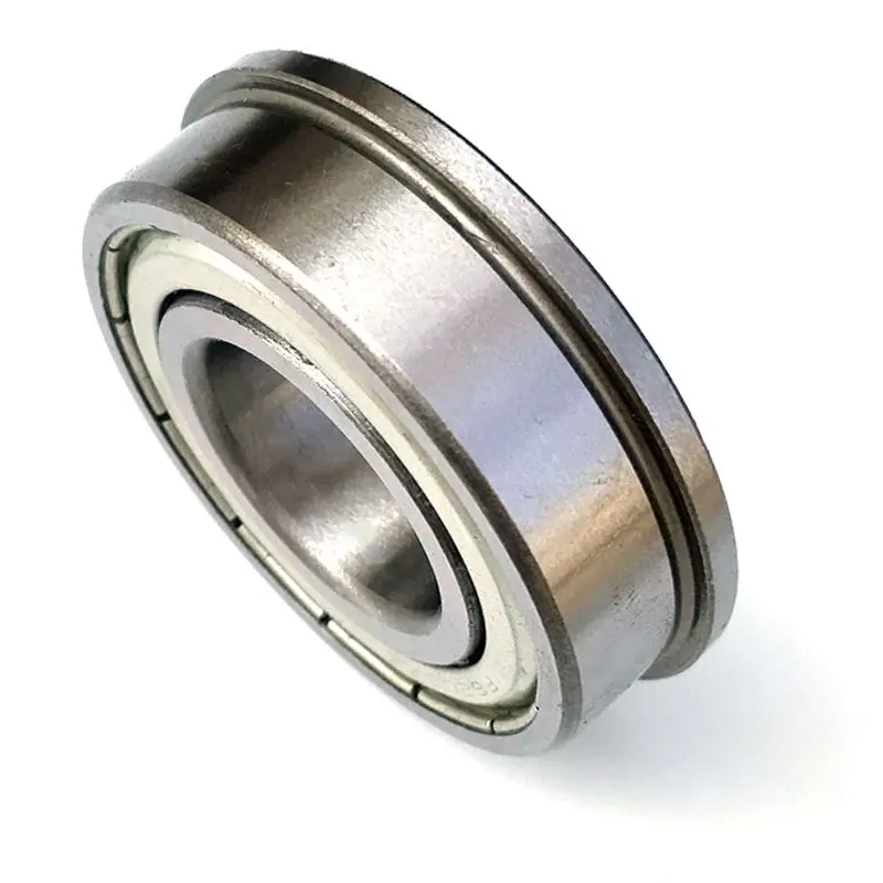 10pcs F693ZZ F694ZZ F695ZZ F696ZZ f697ZZ F698ZZ F699ZZ Metal Double Shielded Flange Ball Bearings