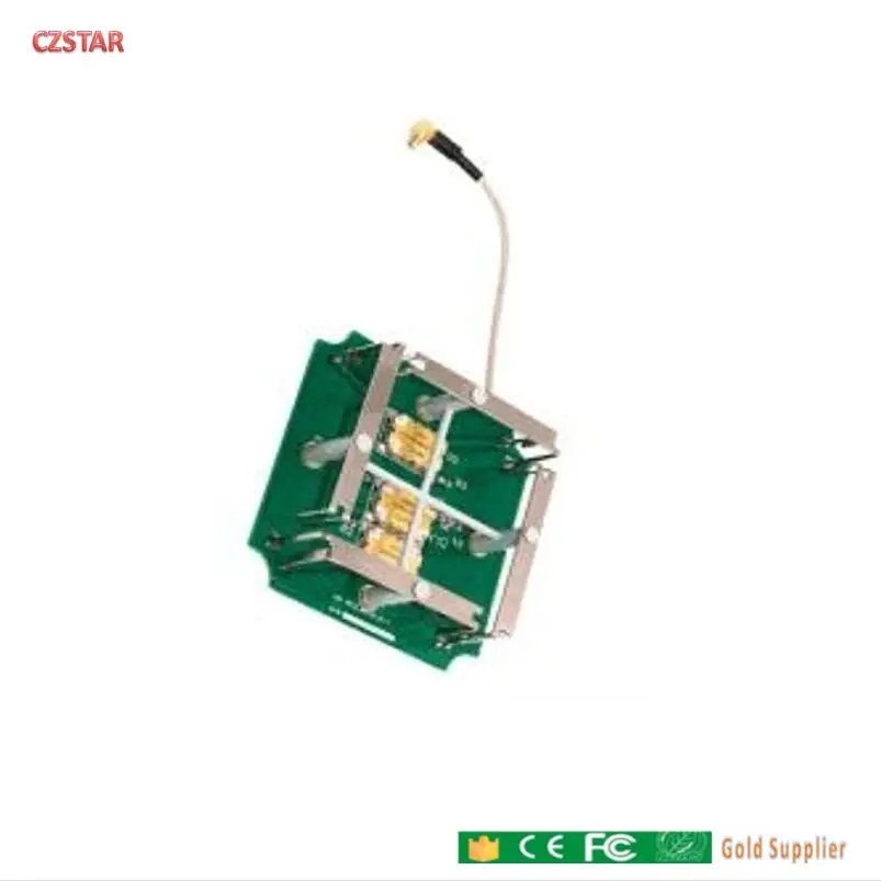 

3dbi integrated desktop reader handheld reder Circular Polarization small UHF PCB rfid antenna with sma ipex connector