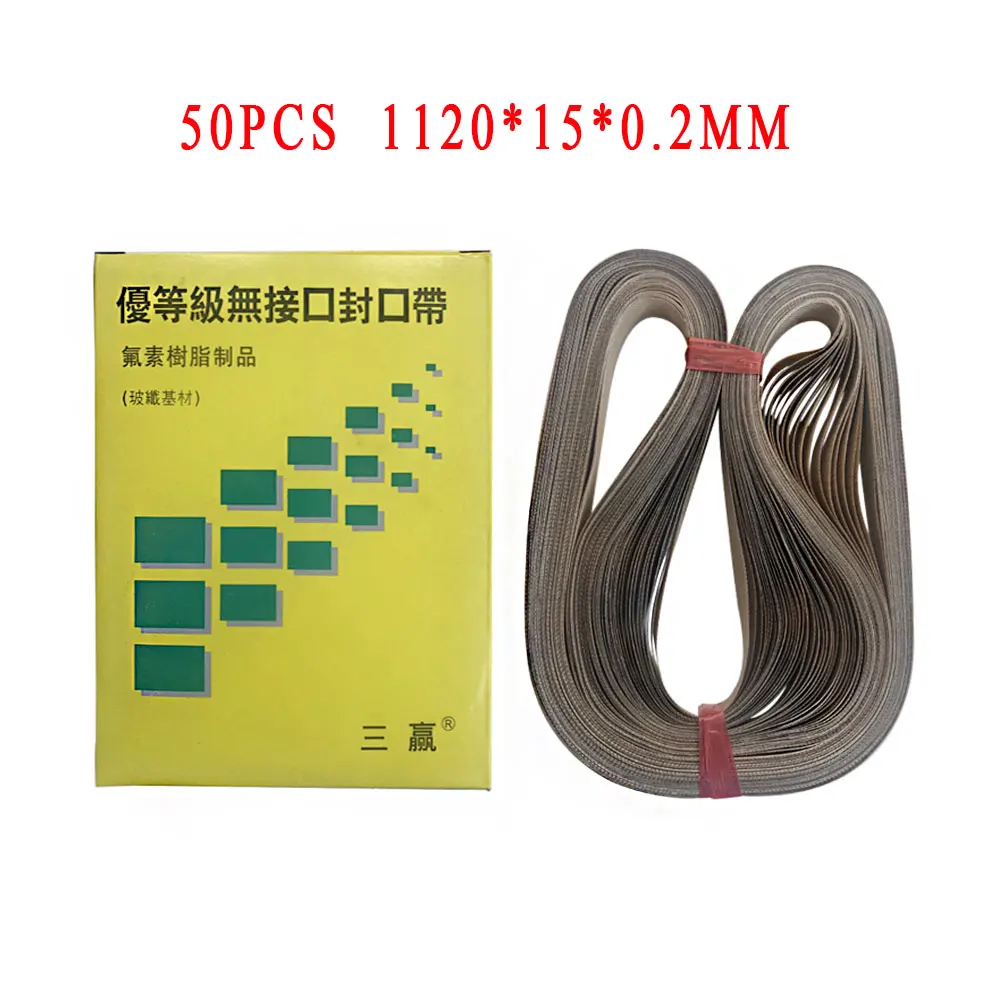 

50pcs/lot 1120mm x 15mm Polytetrafluoroethylene belt for FR-900 Continuous Band Sealer