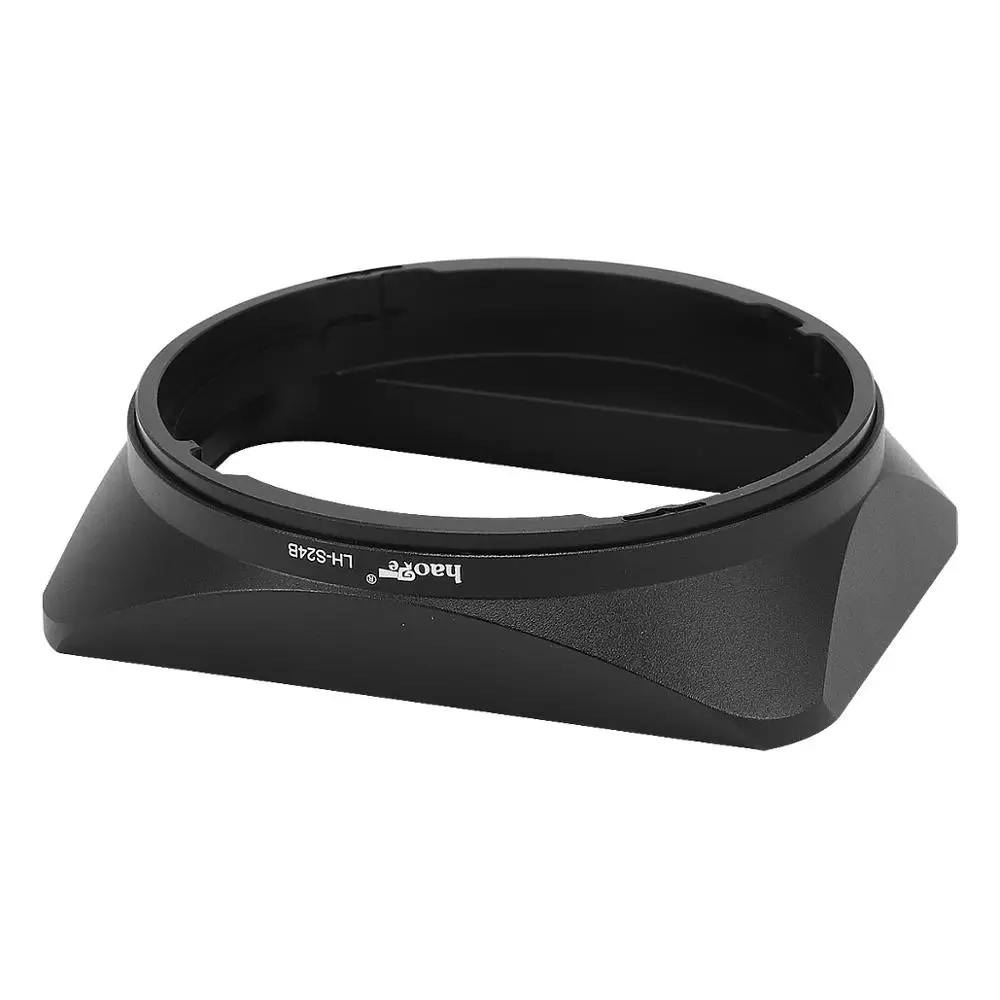 Haoge LH-S24B Bayonet Square Metal Lens Hood Shade with Cap for Sony FE 24mm F1.4 GM SEL24F14GM Wide Angle Prime Lens