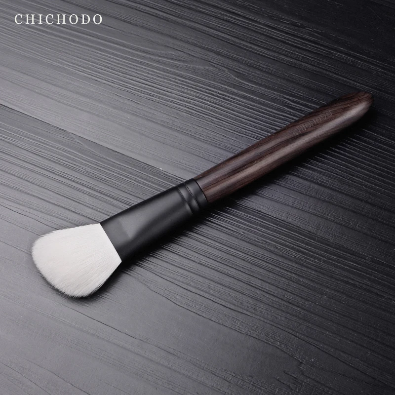 CHICHODO Makeup Brush-Ink Painting Series Top Animal Hair Brushes-Goat hair Blusher Make Up Brush-cosmetic beauty tool-J319