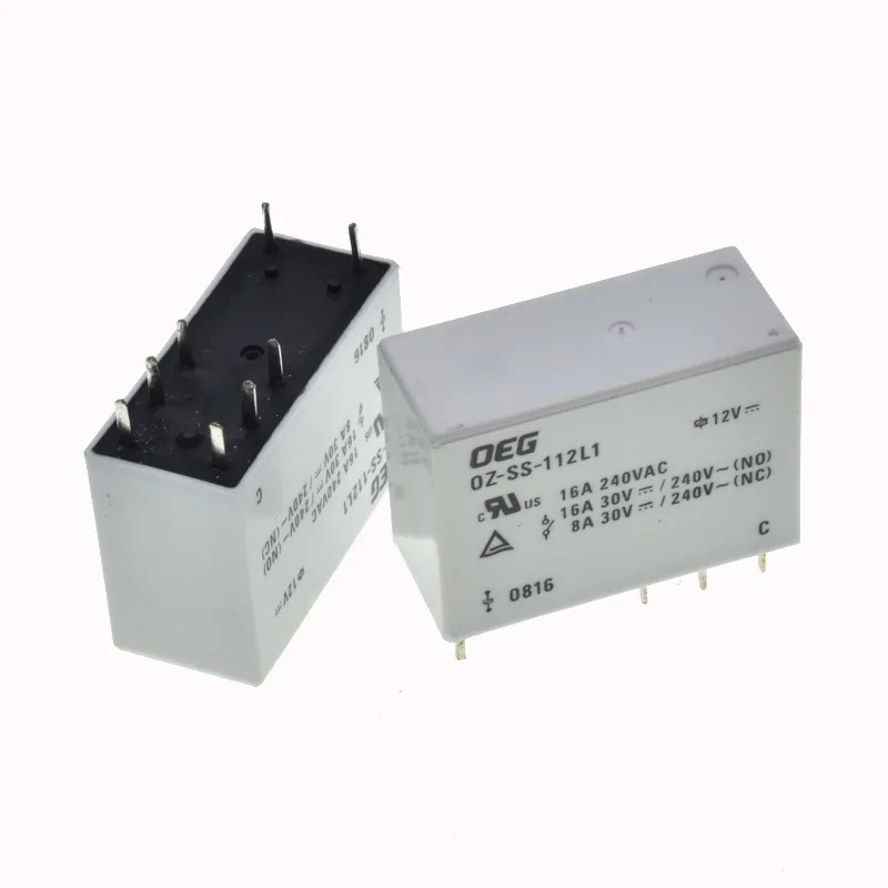 10Pcs/Lot Power Relay OZ-SS-112LM1 124LM1 6PIN 16A 240VAC
