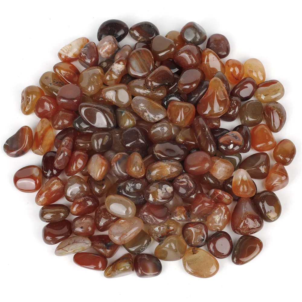 

500g Natural Stones Carnelian Tumbled Stones Agate Stones Agate Healing Energy Stones Home Decor