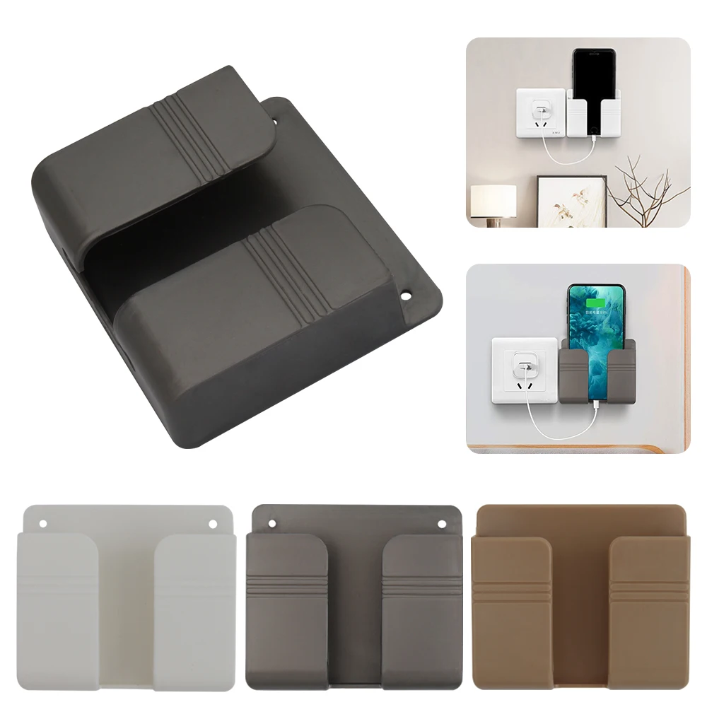 Punch Free Wall Wall-Mounted Storage Box Remote Control Mobile Phone Rack Type Charging Base Multifunctional Bracket