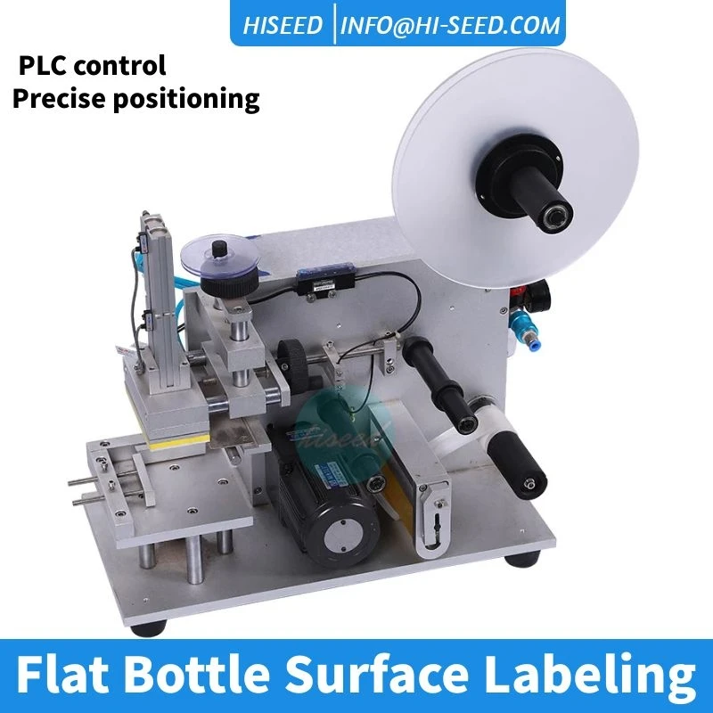 Semi-Automatic Square Bottle Flat Labeling Machine