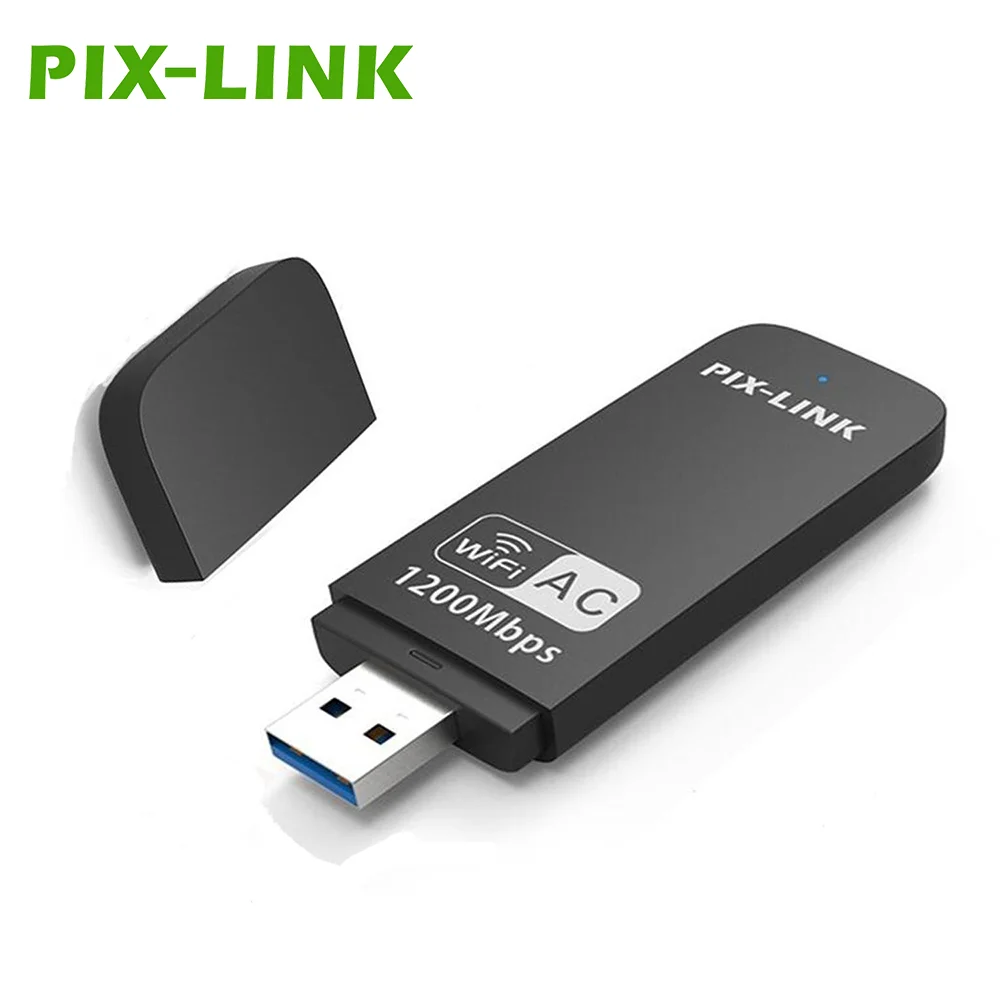 

PIXLINK LV-UAC04 1200Mbps USB WiFi Adapter Dongle Wireless-AC Network Card 5GHz & 2.4GHz Dual Band USB3.0 Adapter for PC Windows